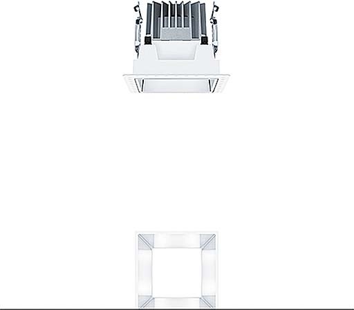 LED-Einbauleuchte 4000K P-INF Q #60817978