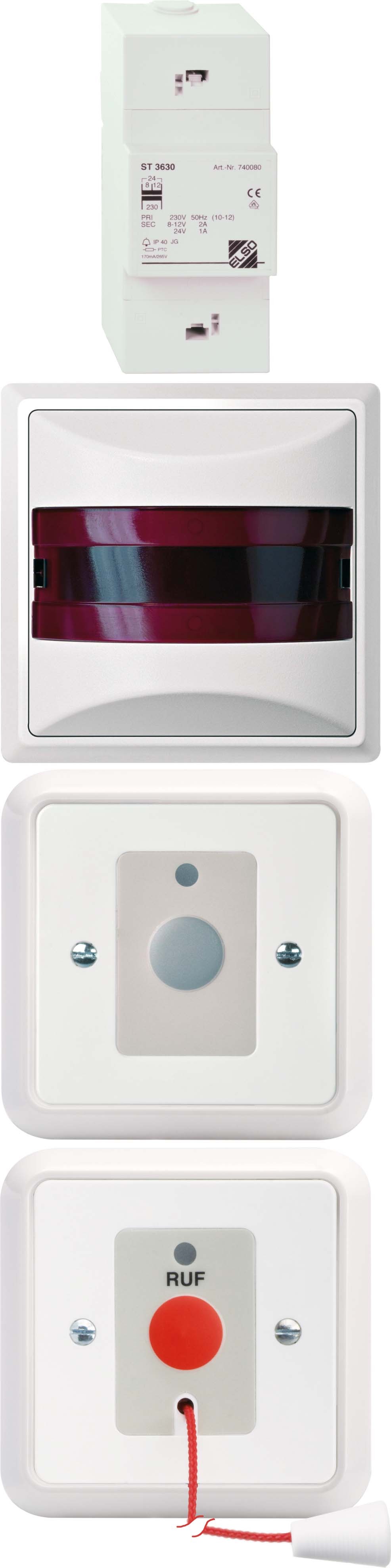 Behinderten-WC-Set rws 2Tast.,Signal,Netzt ELG740174