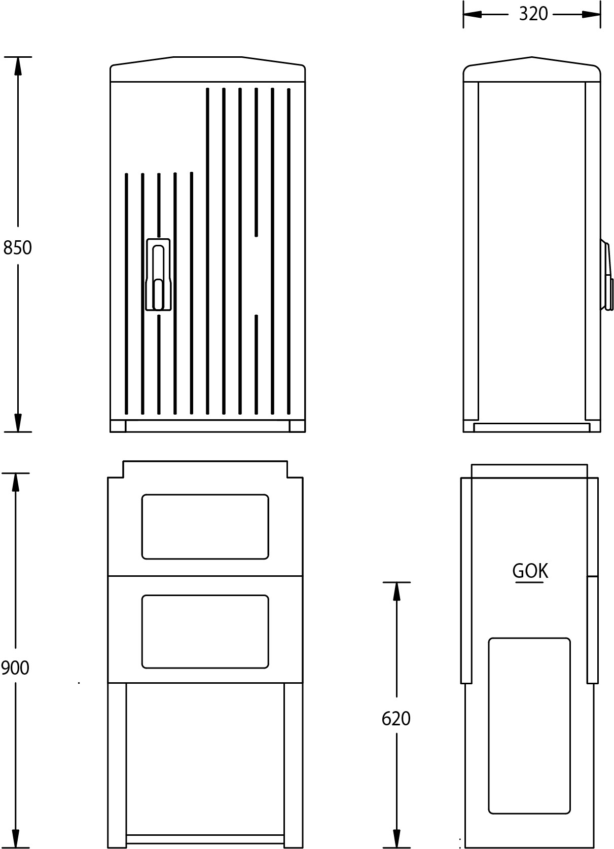 685390-5622533 Leerschrank A060-850 6010-0100 92 jpg - Produktbild