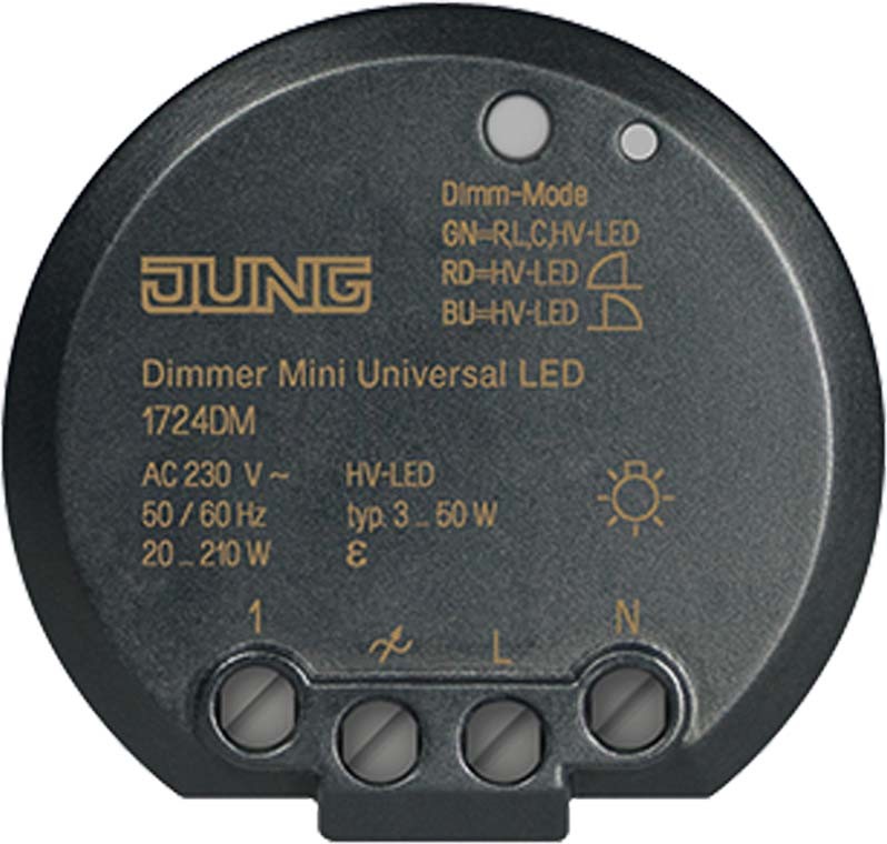 Dimmer Mini Universal LED Phas.an/abschnit 1724 DM