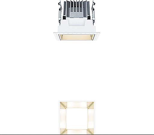 LED-Einbauleuchte 4000K P-INF Q #60817981