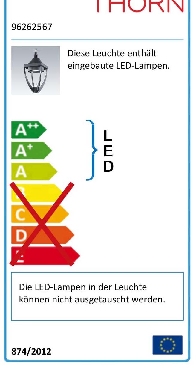 LED-Straßenleuchte 3000K grau LEGEND MSU #96262567