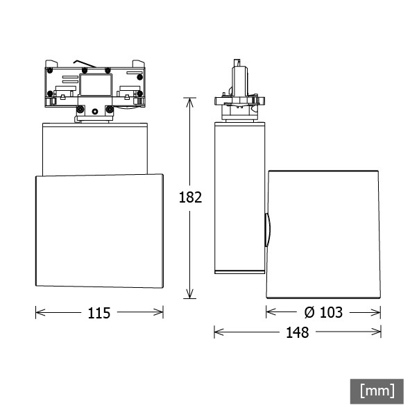 LED-Stromschienenstrahler 2700K JETT103927252D.-STsi