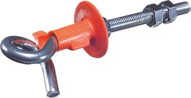 Sicherheitsschaukelhaken mit metr. Gewinde 4225/001/79 12x180