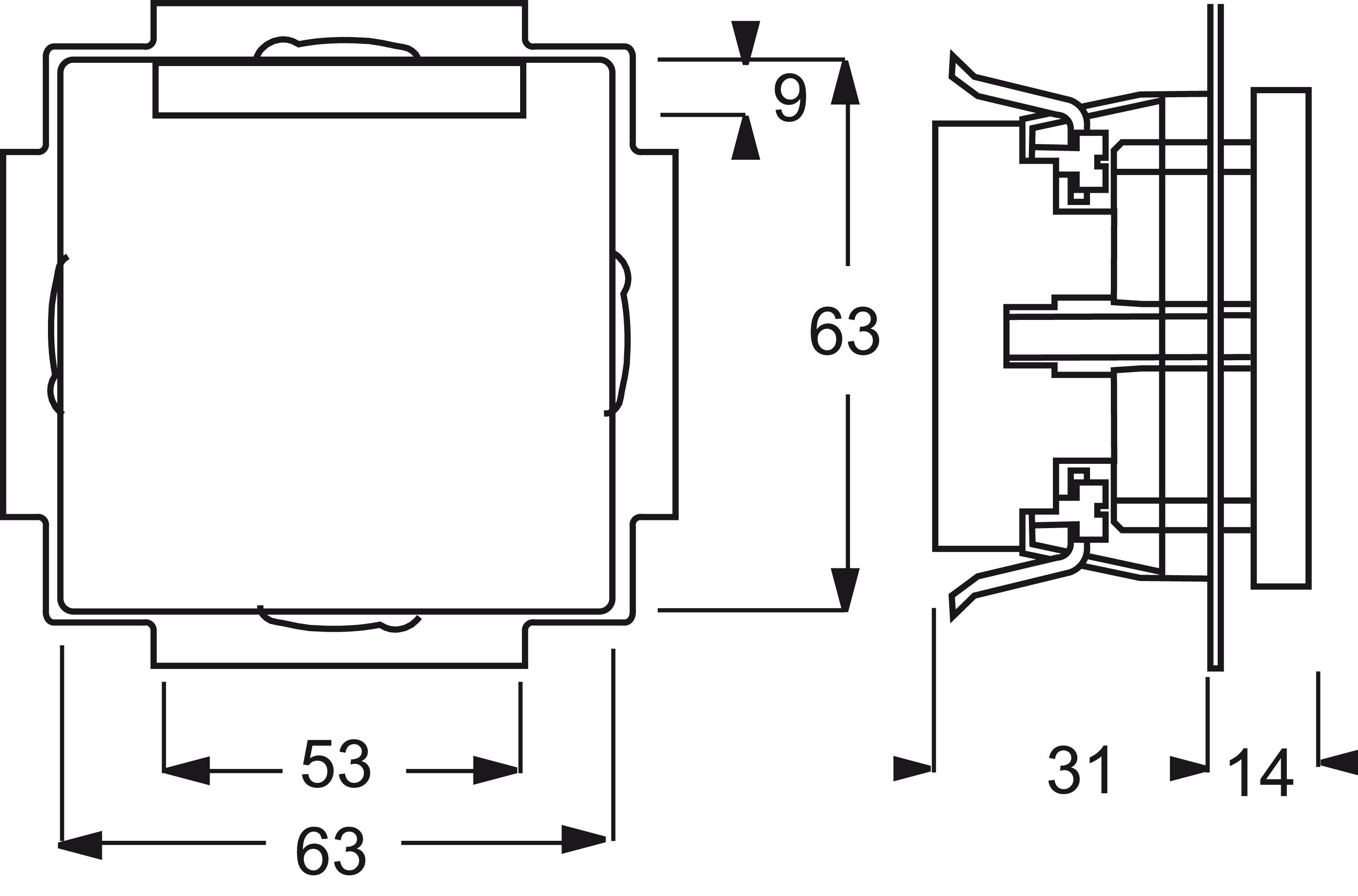 Steckdose edelstahl 20 EUN-866