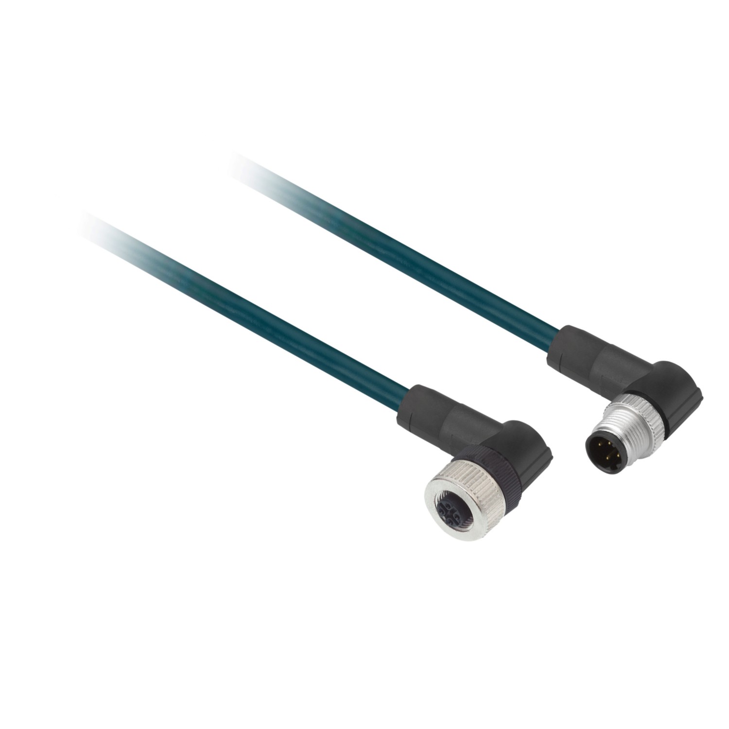 Kabel L=1m M/M12 4pol.Ger. XZCR1512041C1