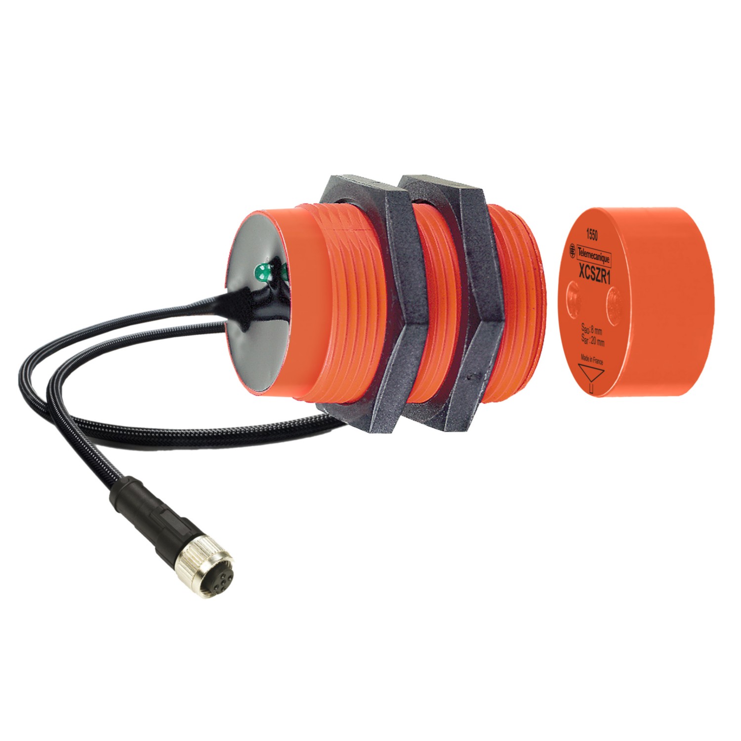 Magnet+Magnetschalter Zylin S+Ö Led M12 XCSDMR591L01M12