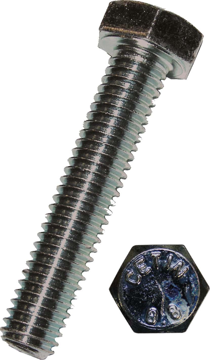 Sechskantschrauben DIN 933 Vollgew. 8.8 0222/001/74 7x16