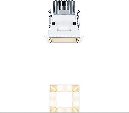 LED-Einbauleuchte 4000K P-INF Q #60817996