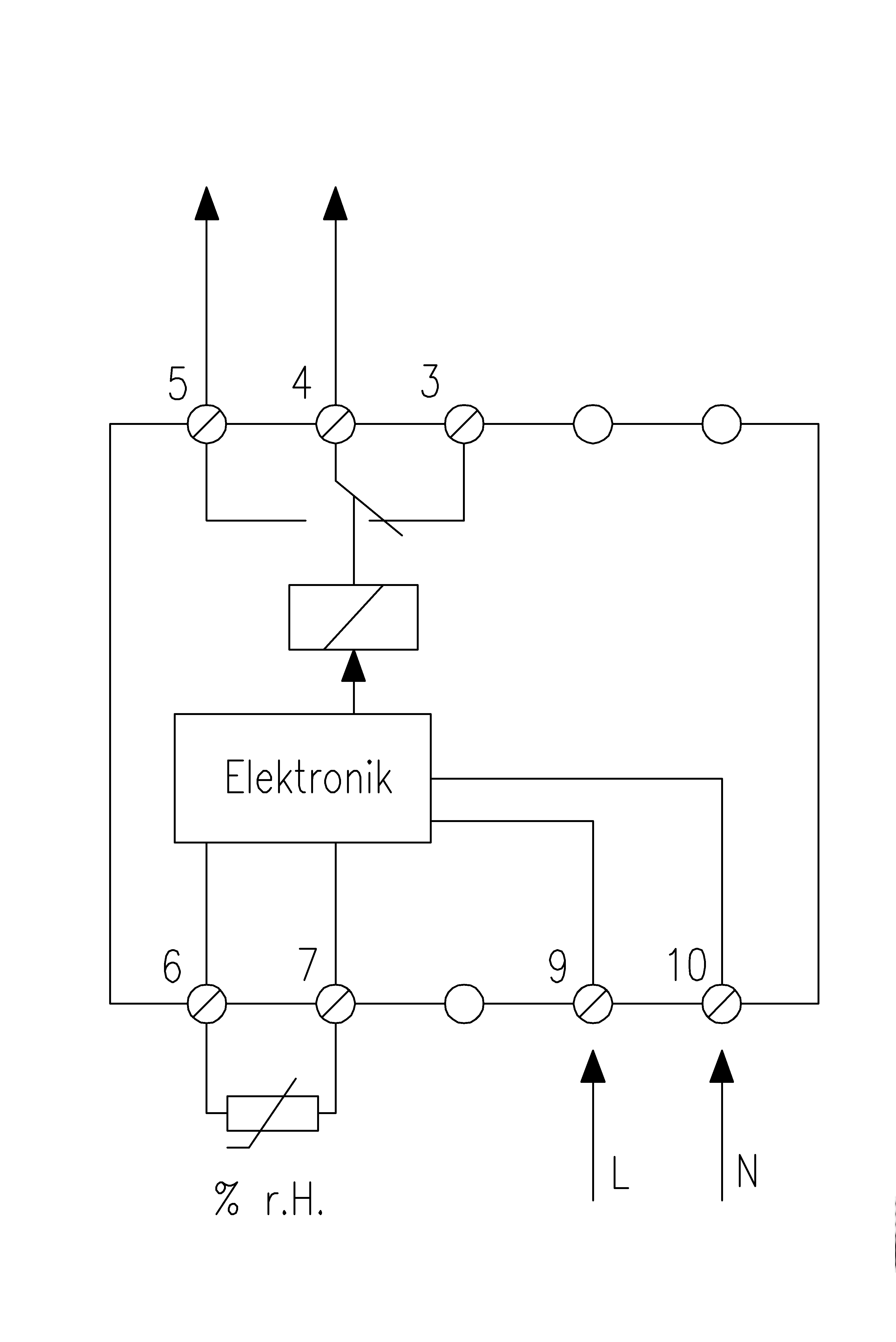 Taupunktwächter 230V, elektronisch WFRRN-210.018
