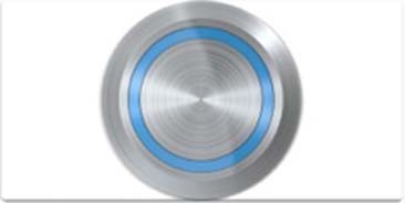 Anschlussblende Taster mit LED,ws KIN 7464000448