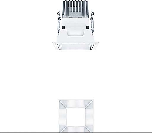 LED-Einbauleuchte 3000K P-INF Q #60817988