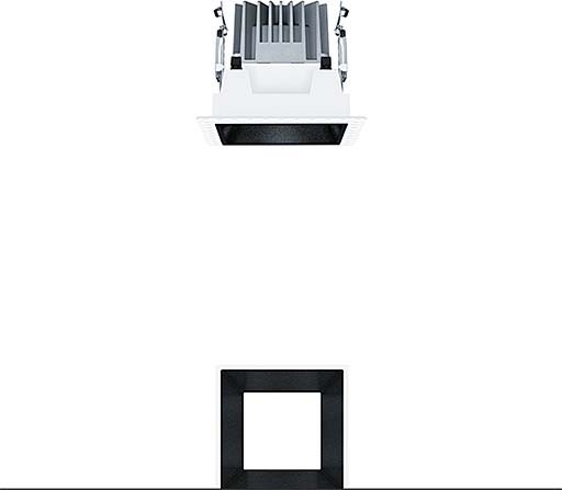 LED-Einbauleuchte 4000K P-INF Q #60817979