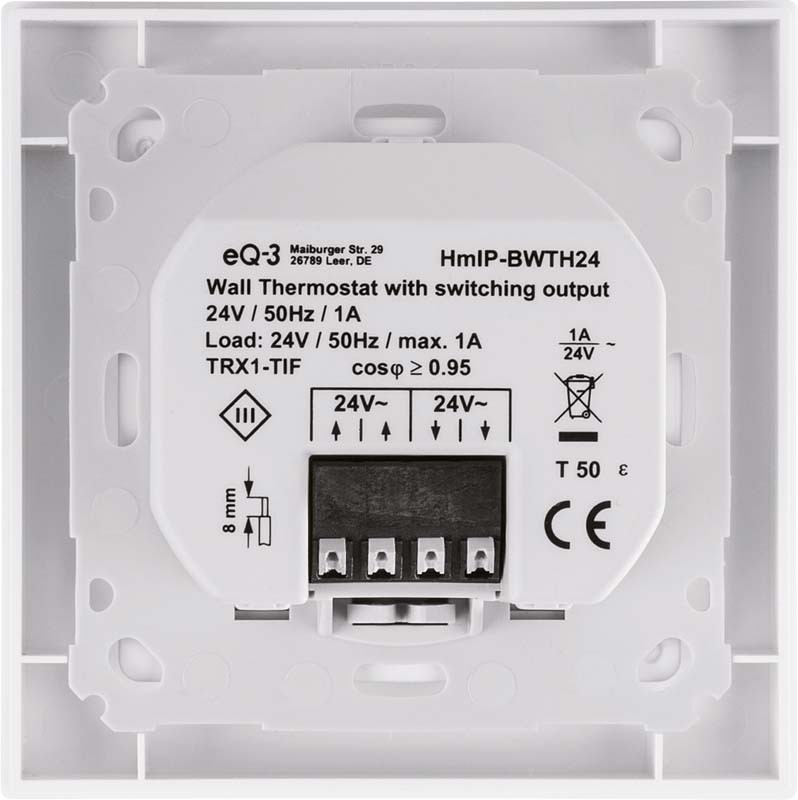 Wandthermostat m.Schaltausgang,24V HmIP-BWTH24