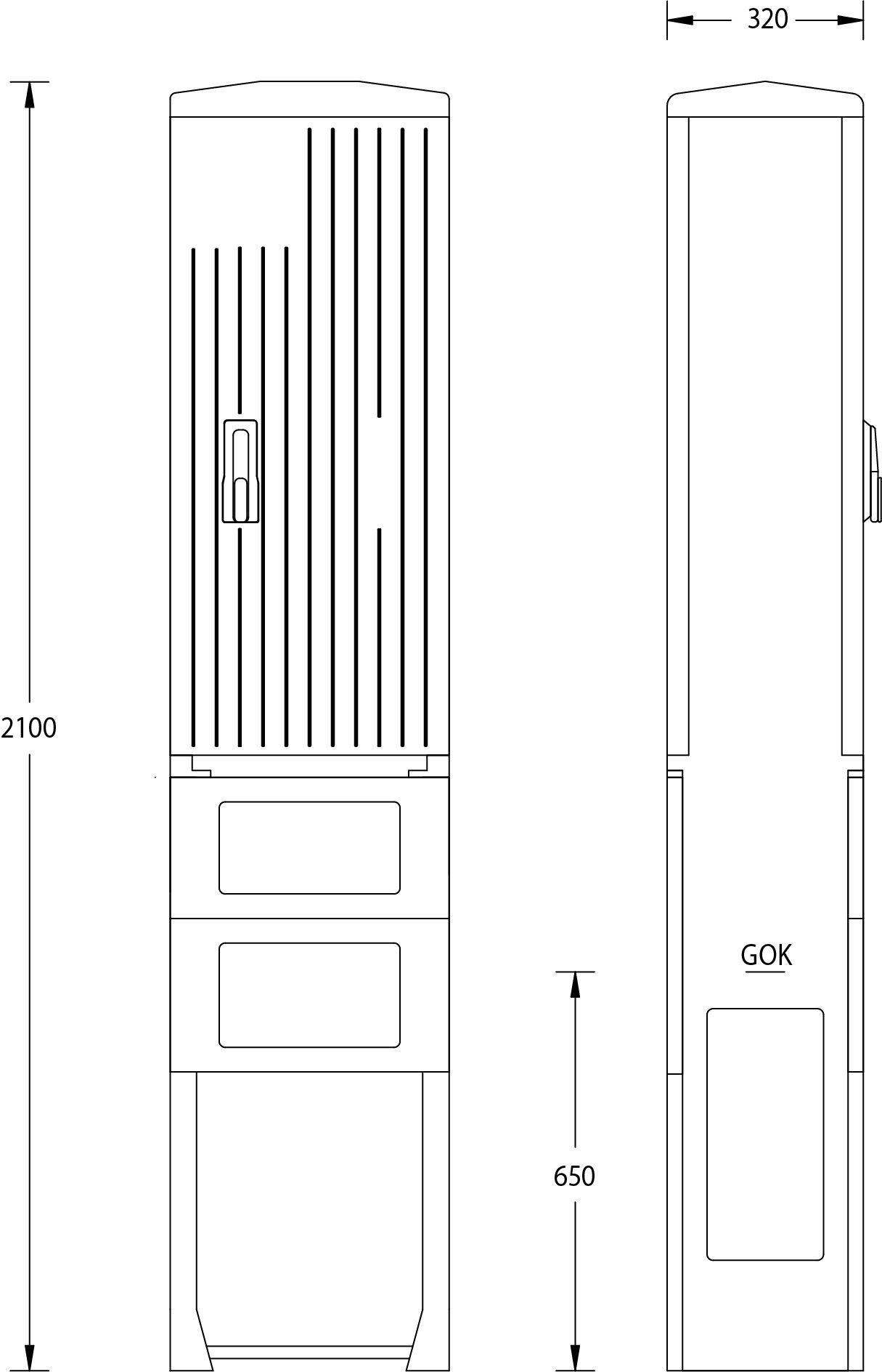 685390-5622528 Leerschrank A060-2100 6010-0100 95 jpg - Produktbild