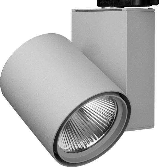 LED-Stromschienenstrahler silber 50Gr JETT 103.50.2/B si